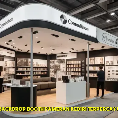 backdrop booth pameran kediri terpercaya
